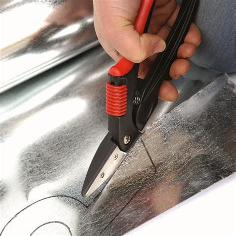 can you cut sheet metal with scissors|heavy duty metal cutter.